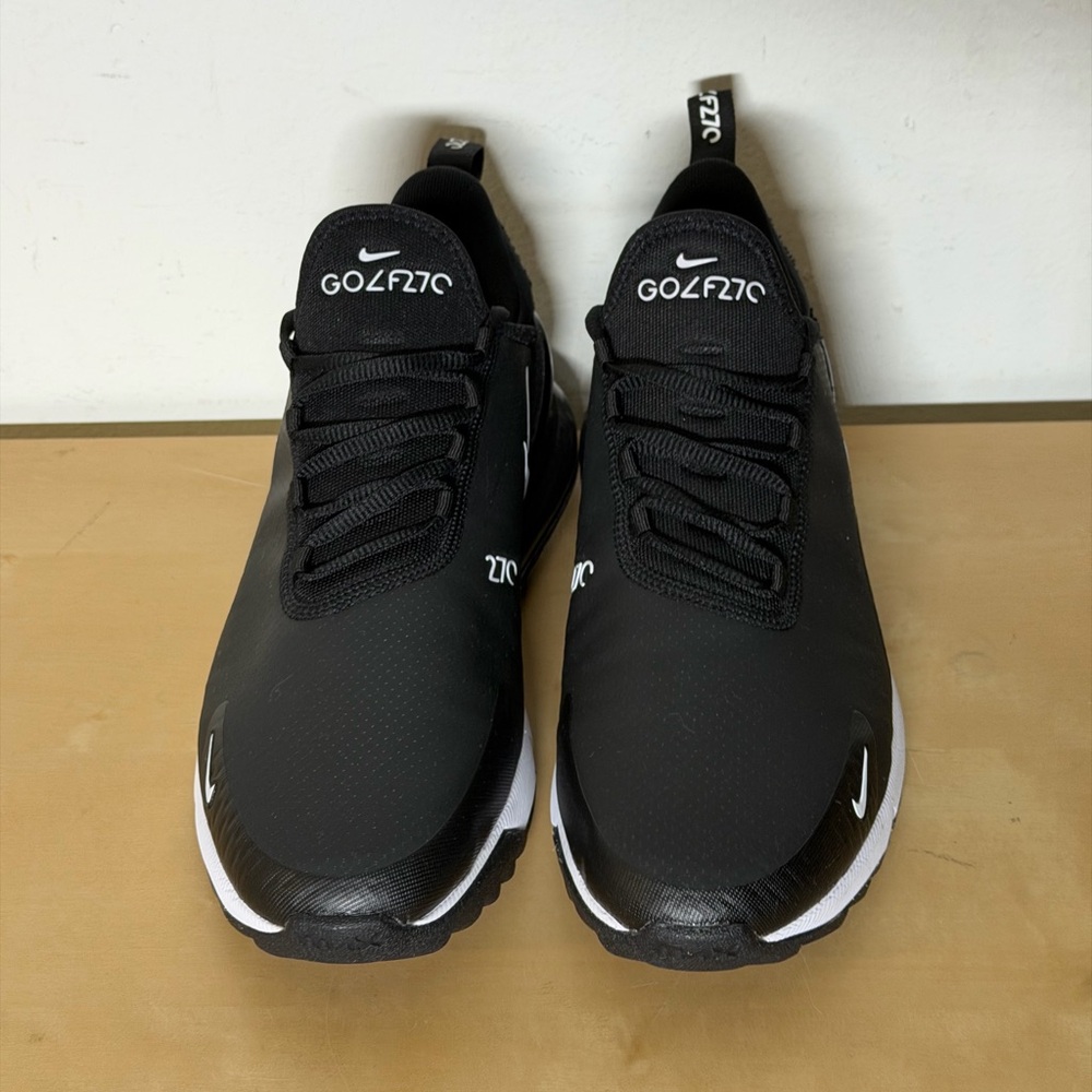Nike Air Max 270 Golf Black White Sneakers CK6483-001 Men’s Size 8 - Picture 3 of 8